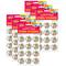 TREND Enterprises® Right On! Pineapple Scented Stickers, 6 Packs of 24